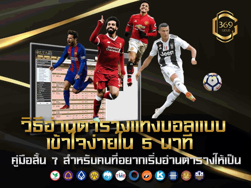 วิธีอ่านตารางแทงบอลแบบเข้าใจง่ายใน 5 นาที เหมาะสำหรับผู้เล่นใหม่